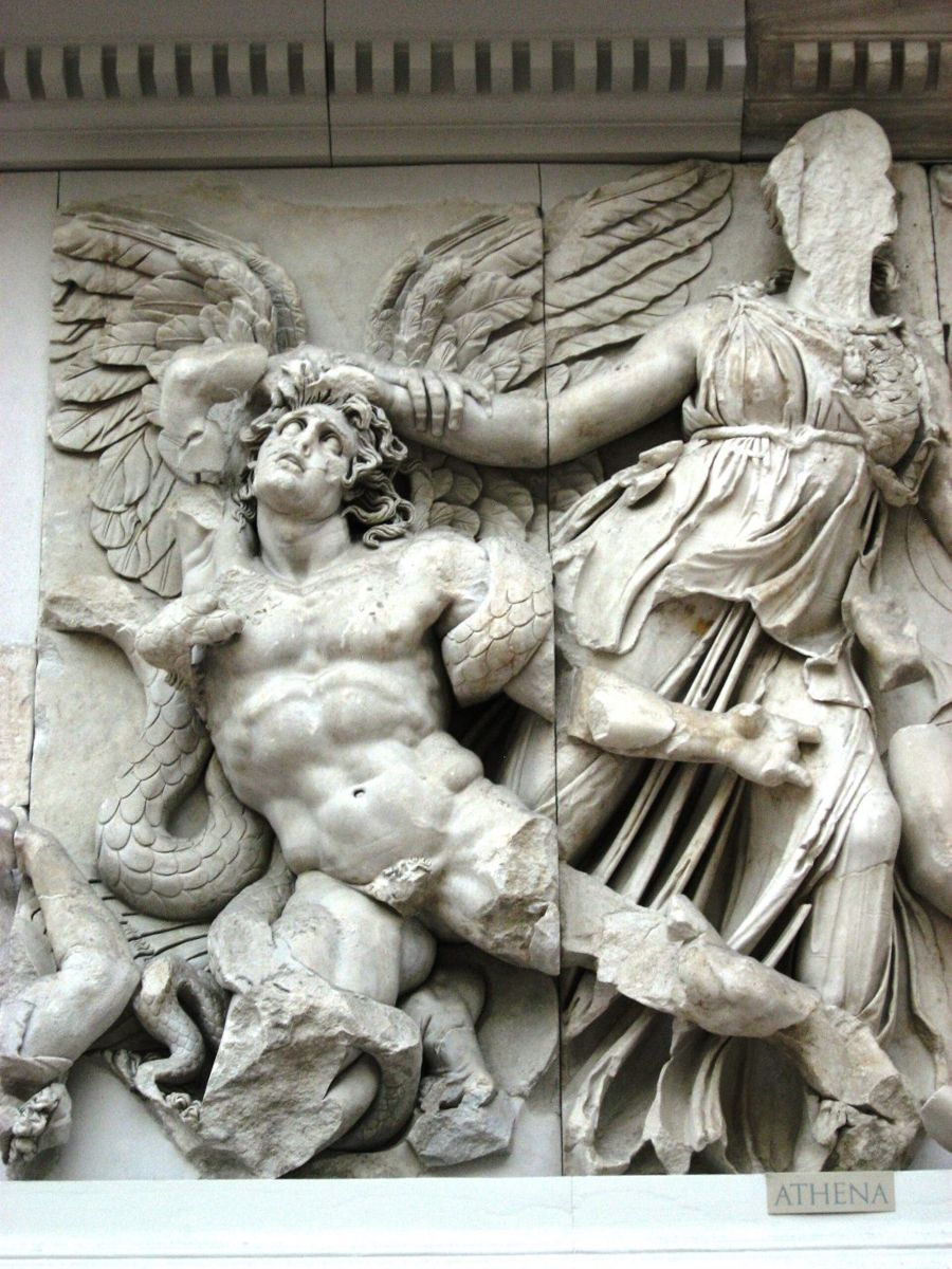 Pergamon Altar: Athena Fighting the Giants