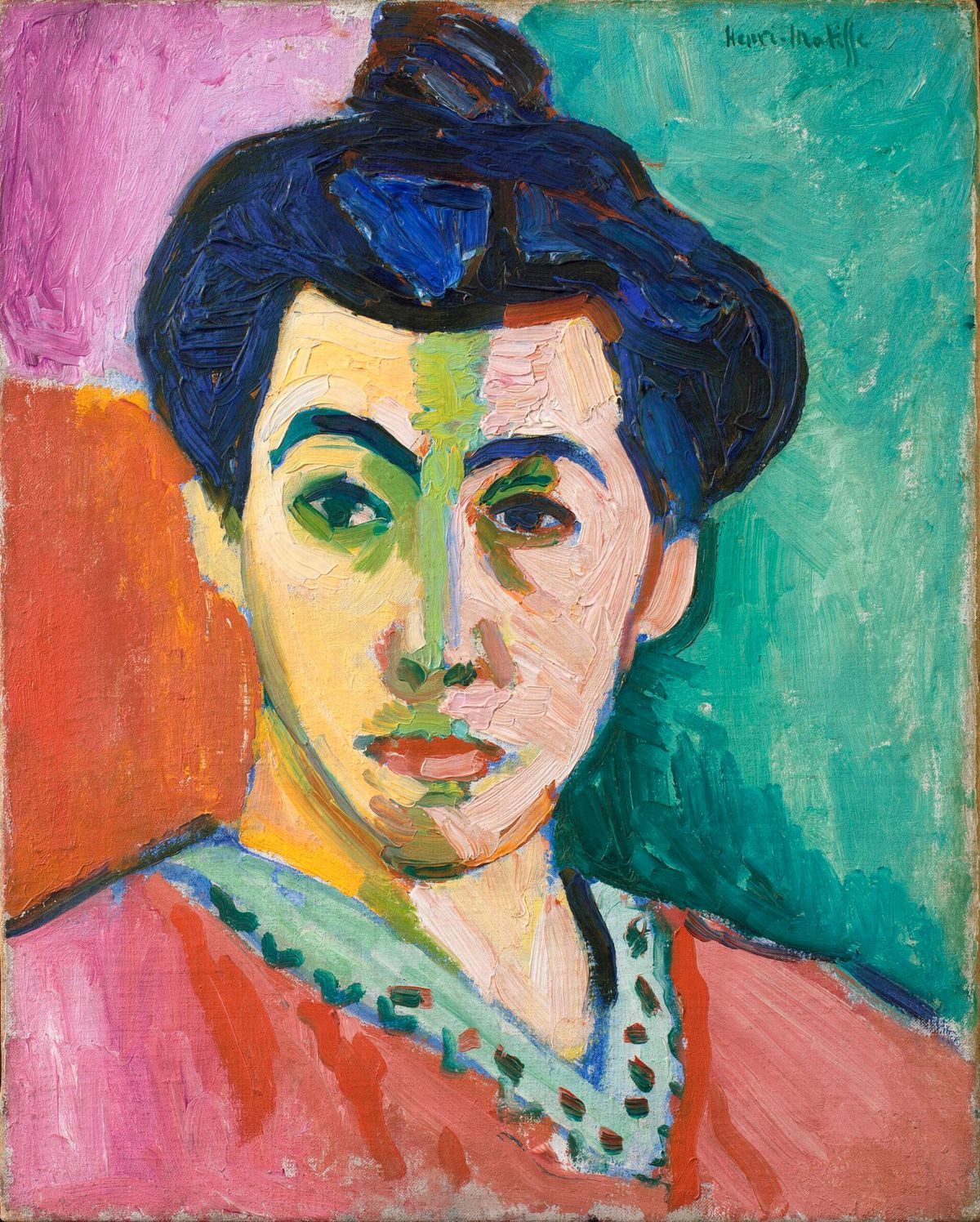 Portrait of Madame Matisse. The Green Line