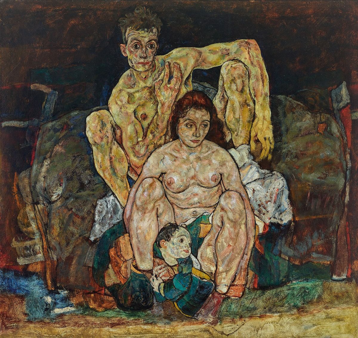 Squatting Couple (The Family)