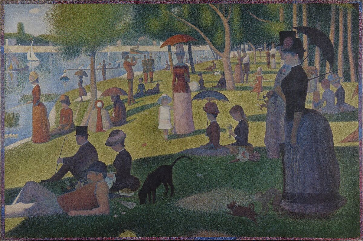 A Sunday on La Grande Jatte — 1884