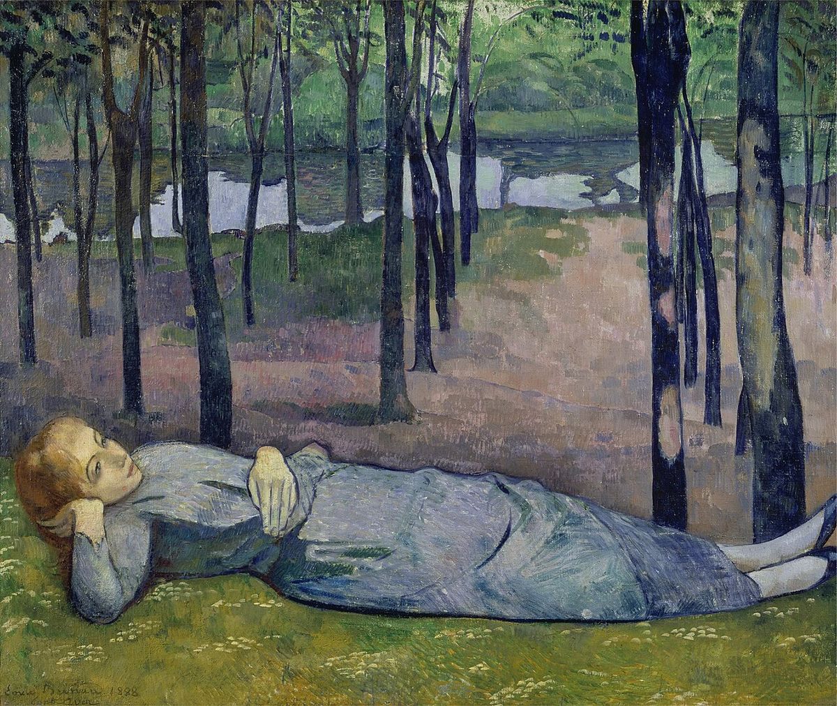Madeleine in the Bois d'Amour