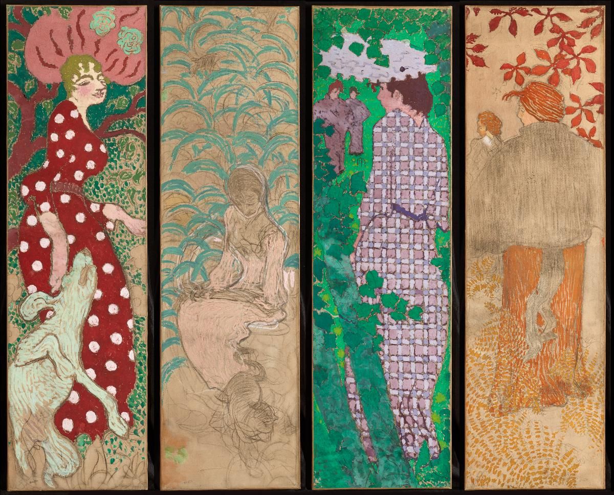 Decorative Panels: Women in the Garden