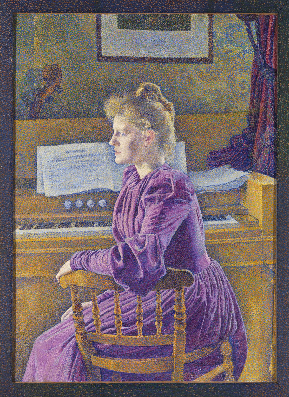 Maria Sèthe at the Harmonium