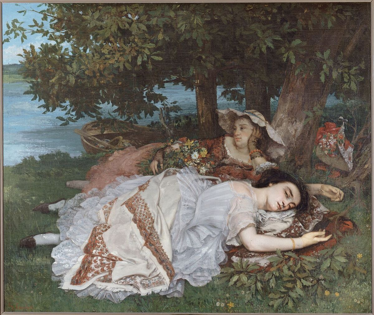 Young Ladies on the Banks of the Seine (Summer)