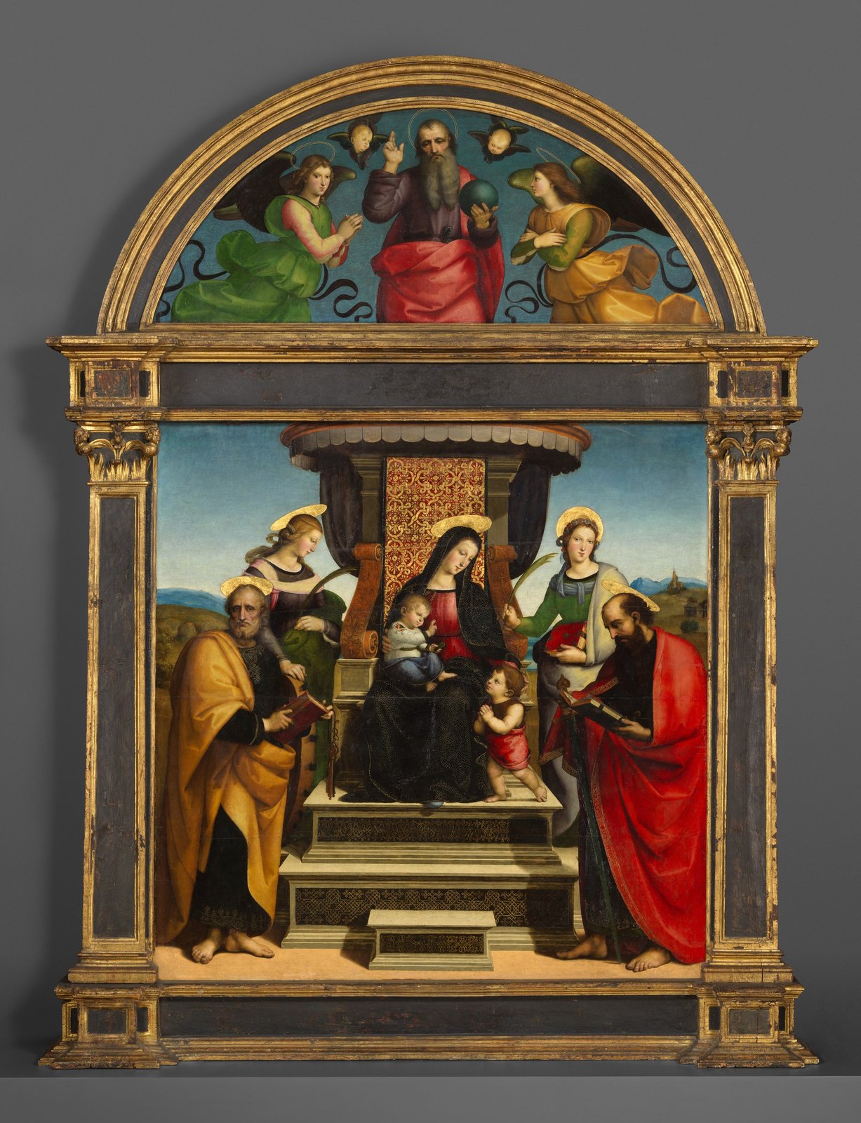 Madonna and Child Enthroned with Saints (Colonna Altarpiece)