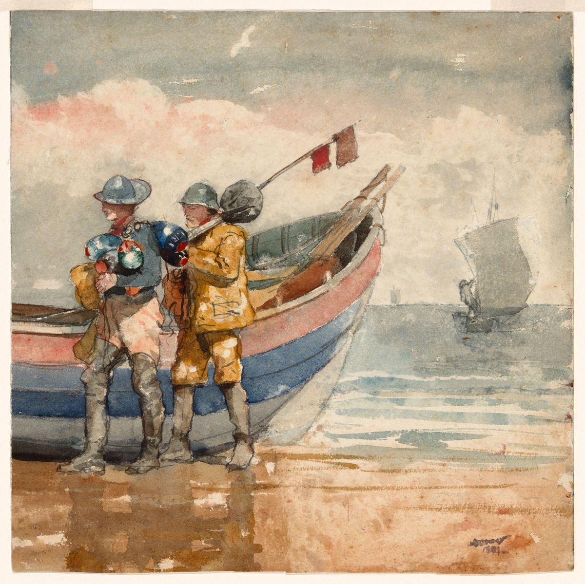 The Return, Tynemouth (recto)
